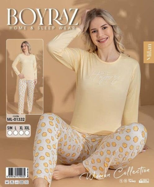 BOYRAZ 01332 MİLAN PİJAMA TAKIM