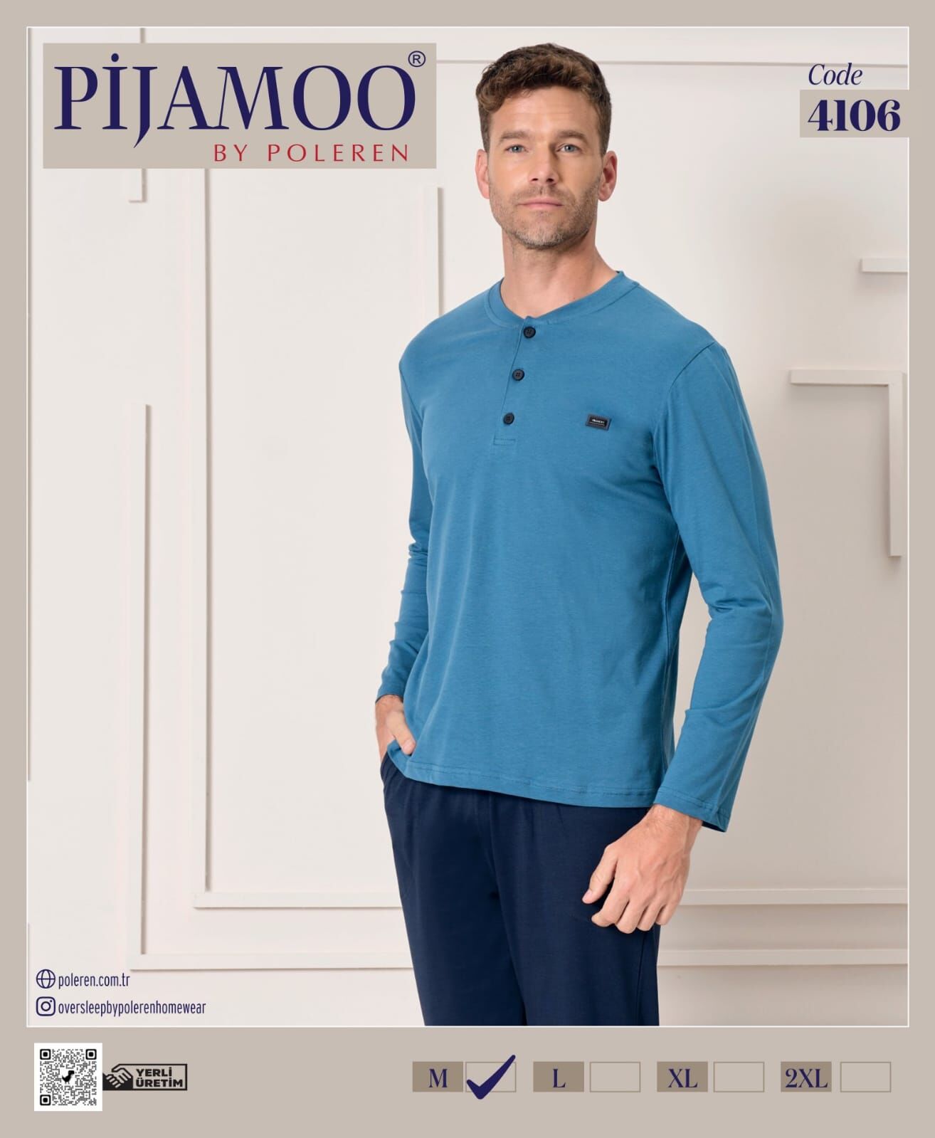 PİJAMOO 4106 ERKEK PİJAMA TAKIMI