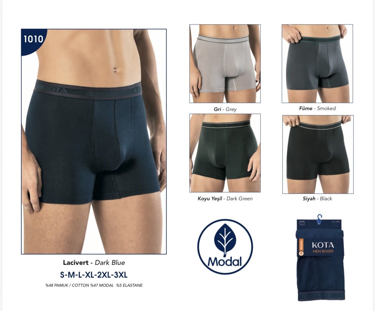 KOTA 1010 ERKEK MODAL BOXER