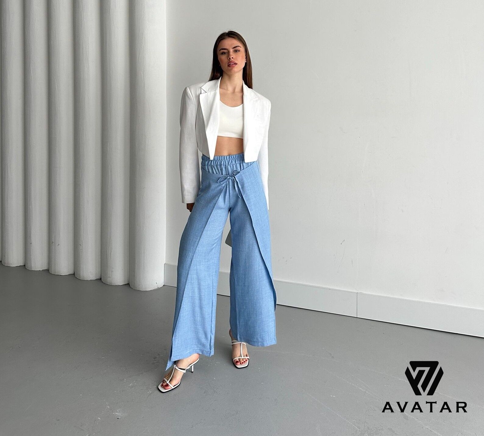 AVATAR 25945 BAYAN KETEN YAN YIRTMAÇLI ALT