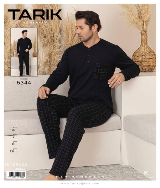 TARIK 5344 ERKEK İNTERLOK PİJAMA TAKIMI