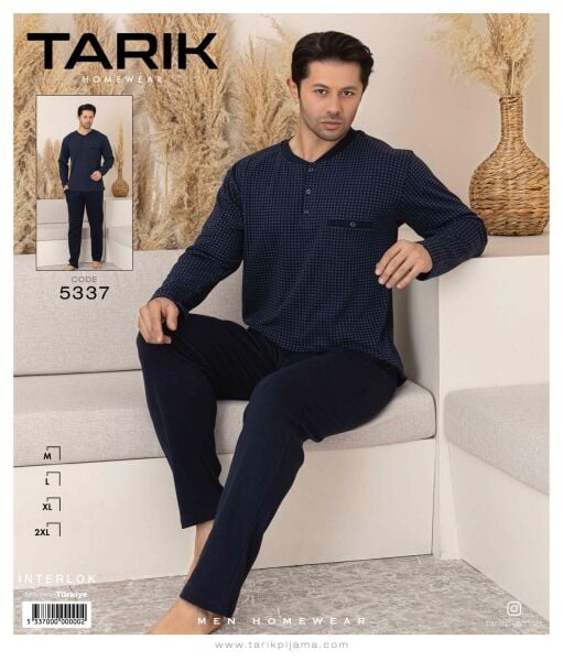 TARIK 5337 ERKEK İNTERLOK PİJAMA TAKIMI