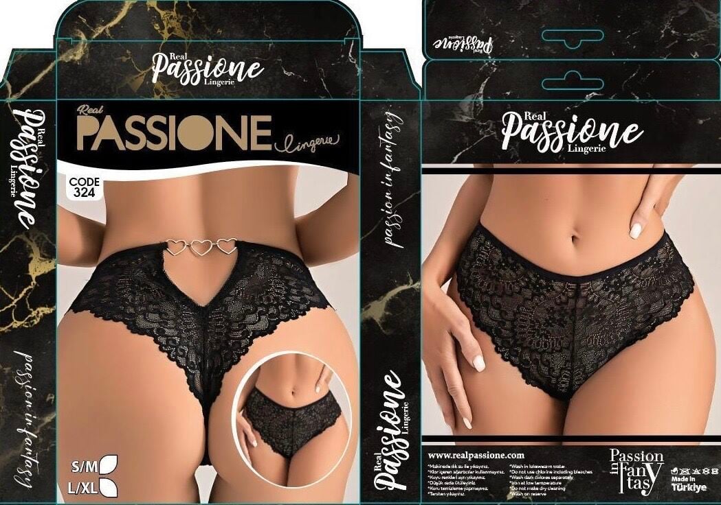 REAL PASSIONE 254 FANTAZİ KÜLOT S/M-L/XL 6 LI