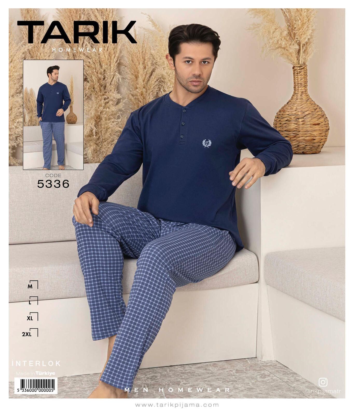 TARIK 5336 ERKEK İNTERLOK PİJAMA TAKIMI