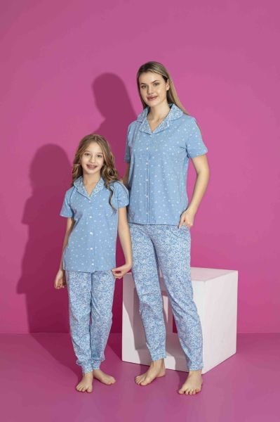 TARIK 3024 BAYAN GÖMLEK K.KOL PİJAMA TAKIM