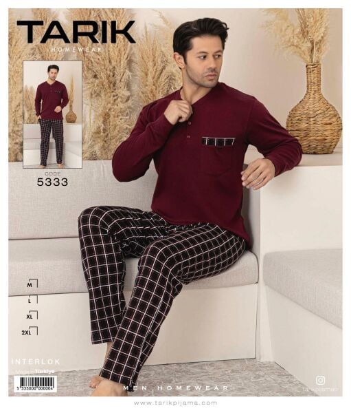TARIK 5333 ERKEK İNTERLOK PİJAMA TAKIMI