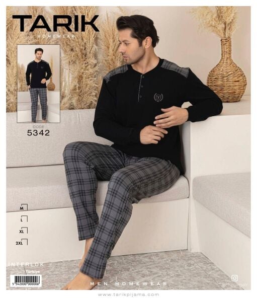 TARIK 5342 ERKEK İNTERLOK PİJAMA TAKIMI