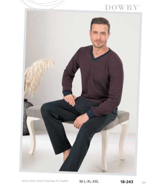DOWRY 18-243 ERKEK PİJAMA TAKIM