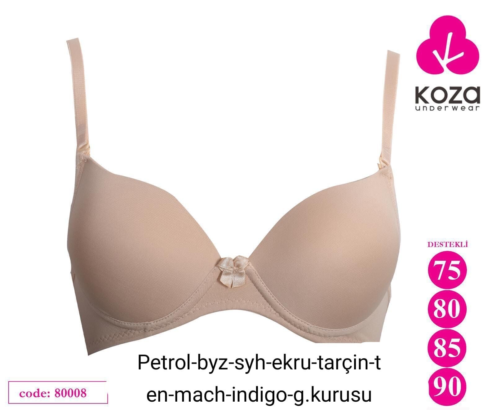 KOZA 80008 KULAKLI ALTTAN DESTEKLİ SÜTYEN
