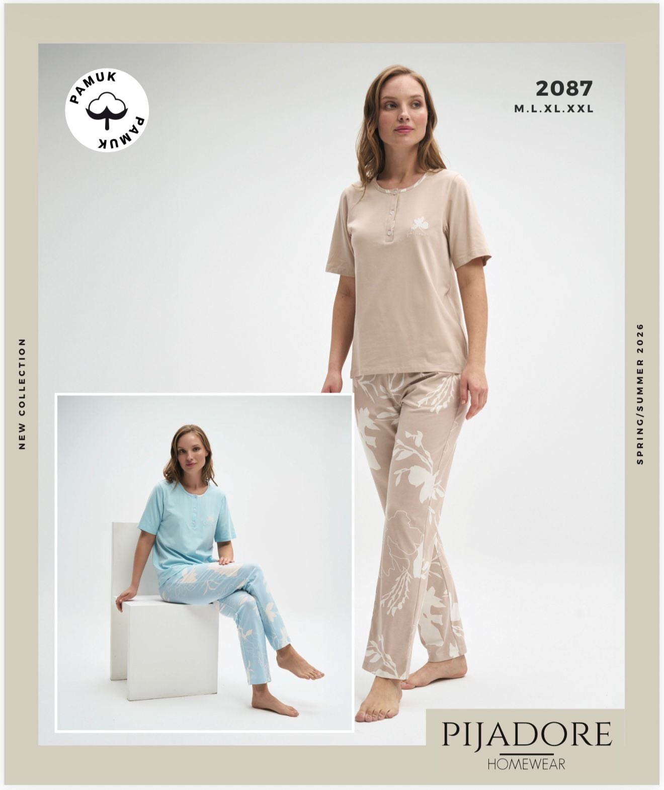 PİJADORE 2087 BAYAN PİJAMA TAKIM
