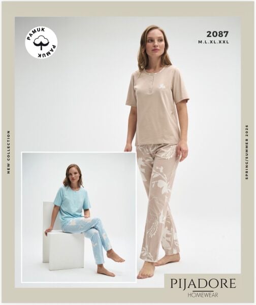 PİJADORE 2087 BAYAN PİJAMA TAKIM
