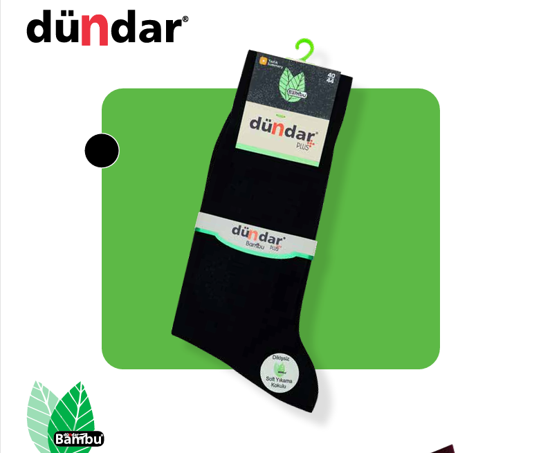 DÜNDAR 5534 ERKEK PLUS BAMBU PENYE ÇORAP