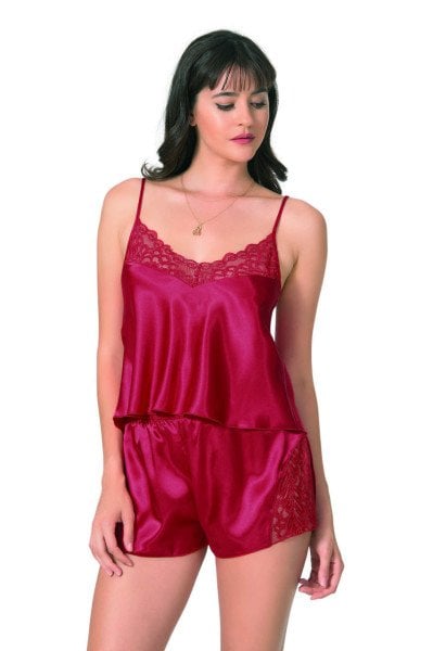 PRİMODA 9083 SATEN BABYDOLL ŞORT TAKIM
