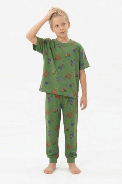 İSOBEL 91301-08 ARABA KISA KOL PİJAMA TK 9-13 YŞ