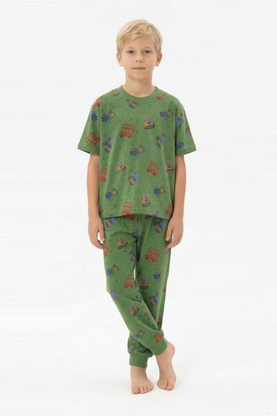 İSOBEL 91301-08 ARABA KISA KOL PİJAMA TK 9-13 YŞ