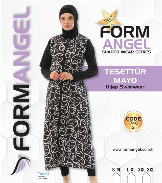 FORM ANGEL 1740-2 TAM BOY TESETTÜR MAYO