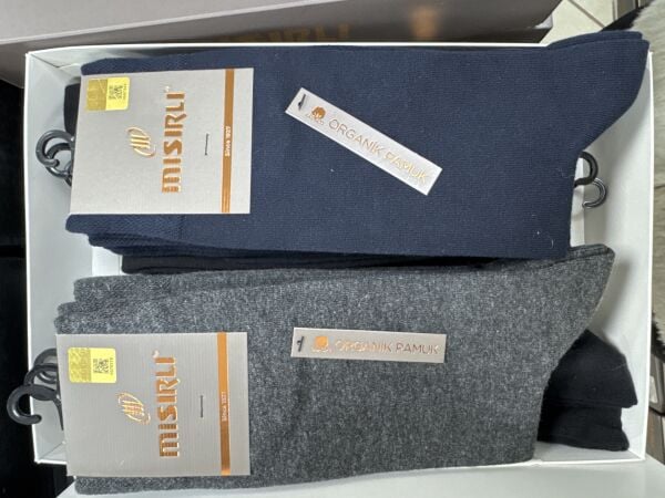 MISIRLI 60900 ERKEK ORGANİK PAMUK SOKET 41-45