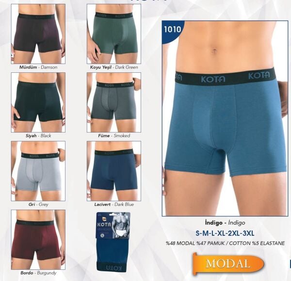 KOTA 1010 ERKEK MODAL BOXER 2XL-3XL
