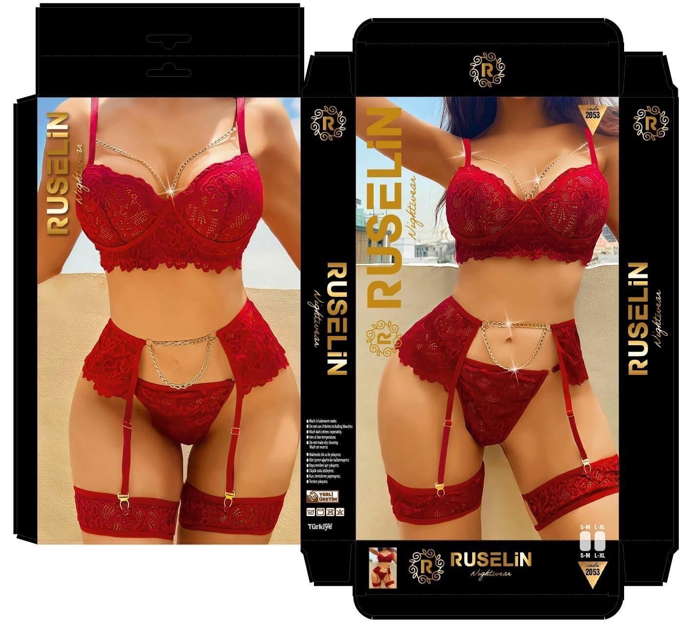 RUSELİN 2053 FANTAZİ KOSTÜM SM*2-LXL*2