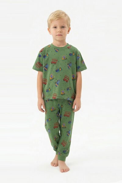 İSOBEL 91101-08 ARABA KISA KOL PİJAMA TK 4-8 YŞ