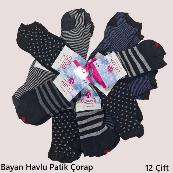 ALDANO BAYAN HAVLU ÇORAP