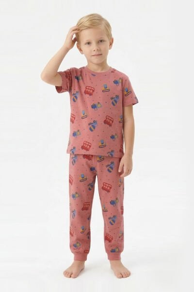 İSOBEL 91101-04 KAMYONET KISA KOL PİJAMA TK 4-8 YŞ