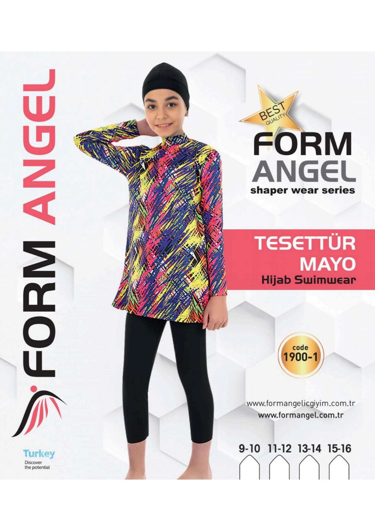 FORM ANGEL 1900-1 ÇOCUK TESETTÜR MAYO 9-16 YAŞ
