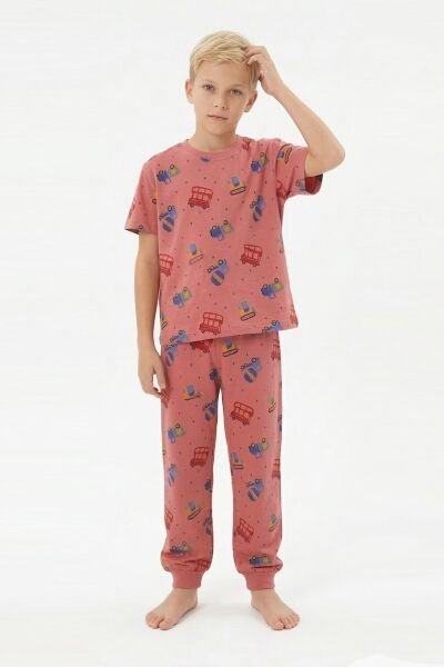İSOBEL 91301-04 KAMYONET KISA KOL PİJAMA TK 9-13 Y