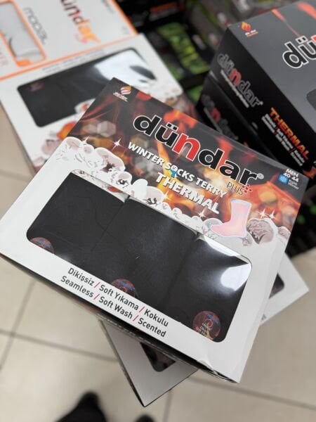 DÜNDAR 7019 ERKEK PLUS HAVLU THERMAL ÇORAP