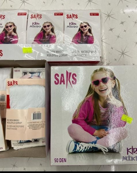 SAKS 10659 KIZ ÇOCUK MİCRO 50 DENYE KÜLOTLU ÇORAP