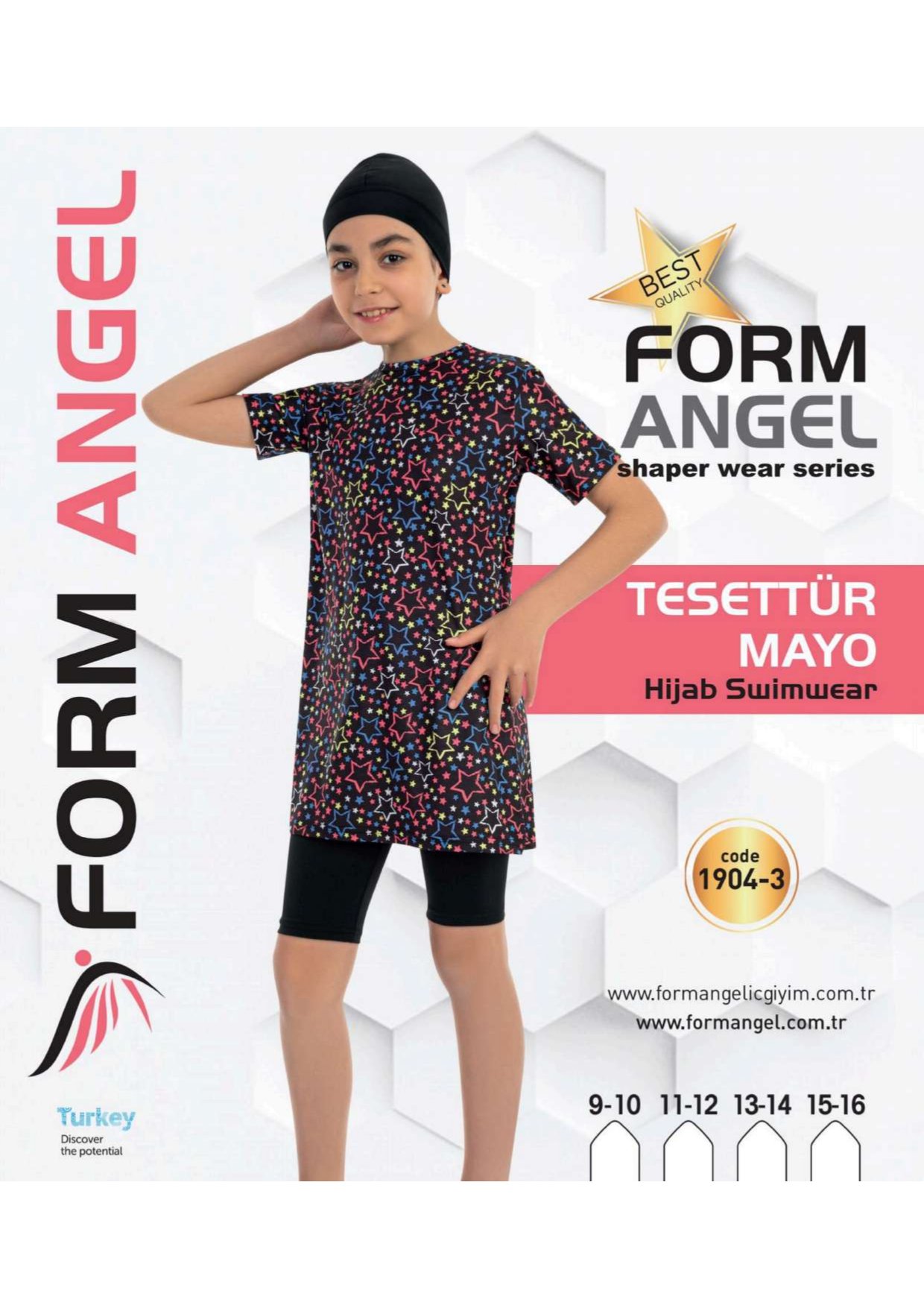 FORM ANGEL 1904-3 ÇOCUK TESETTÜR MAYO 9-16 YAŞ