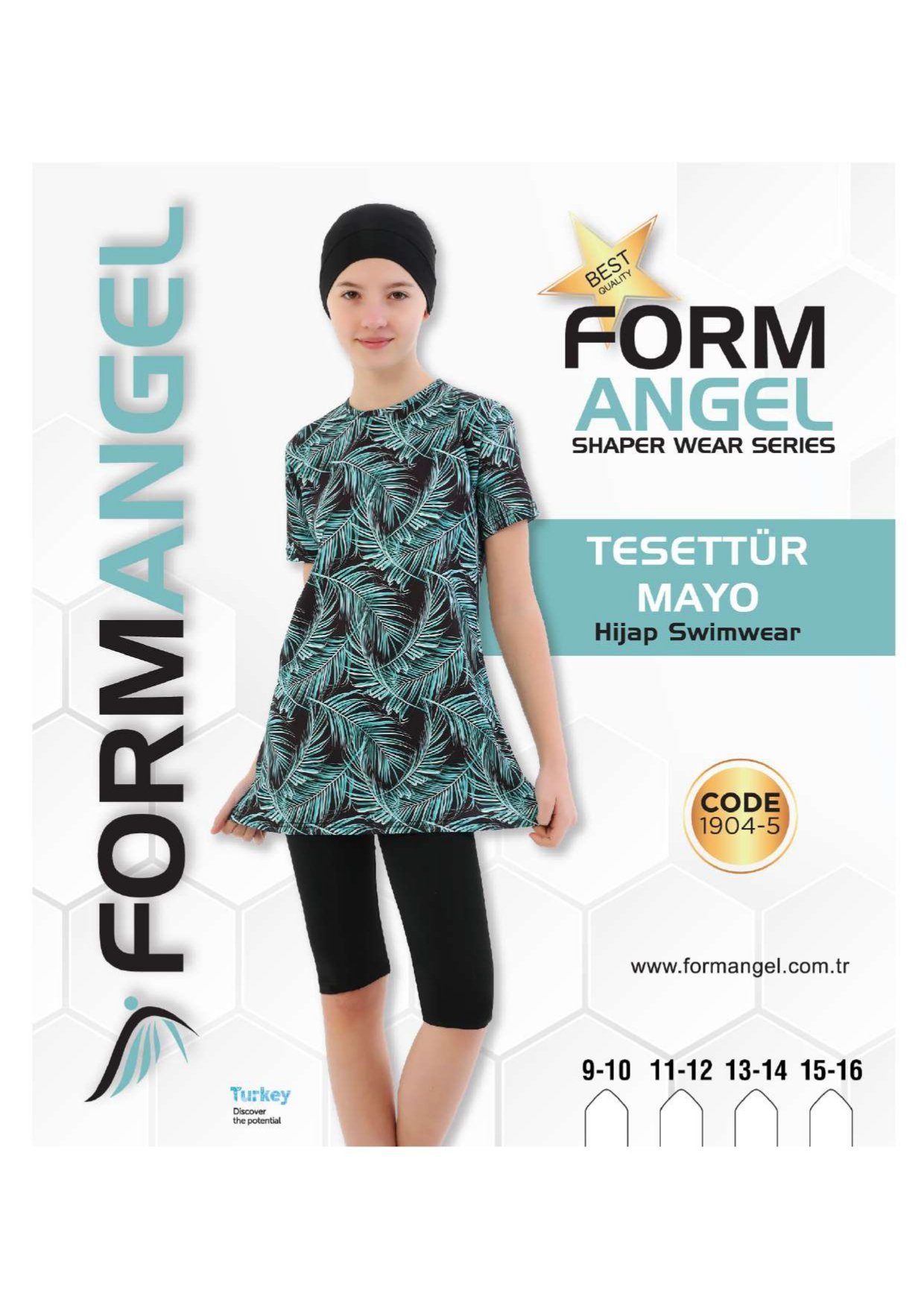 FORM ANGEL 1904-5 ÇOCUK TESETTÜR MAYO 9-16 YAŞ
