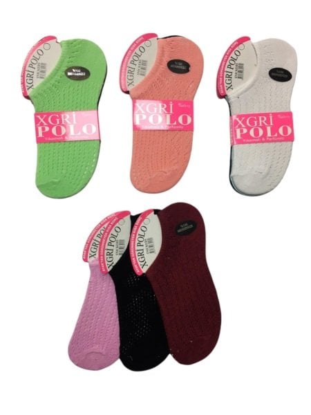XGRİ B-3 BAYAN FİLE SNEAKERS BABET ÇORAP