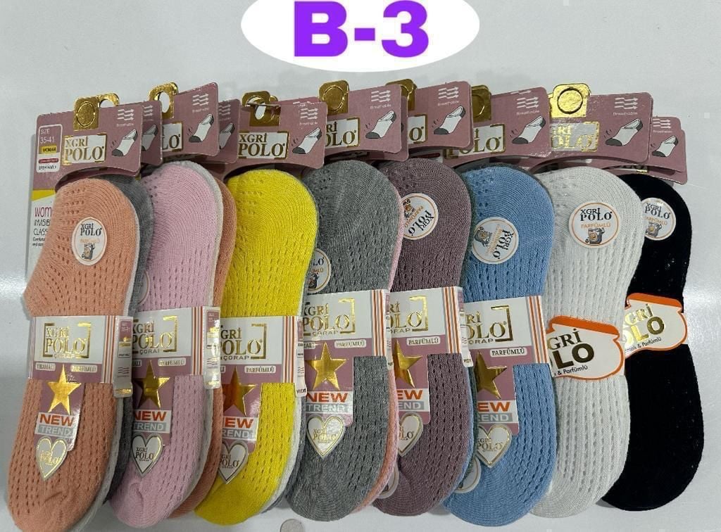 XGRİ B-3 BAYAN FİLE SNEAKERS BABET ÇORAP
