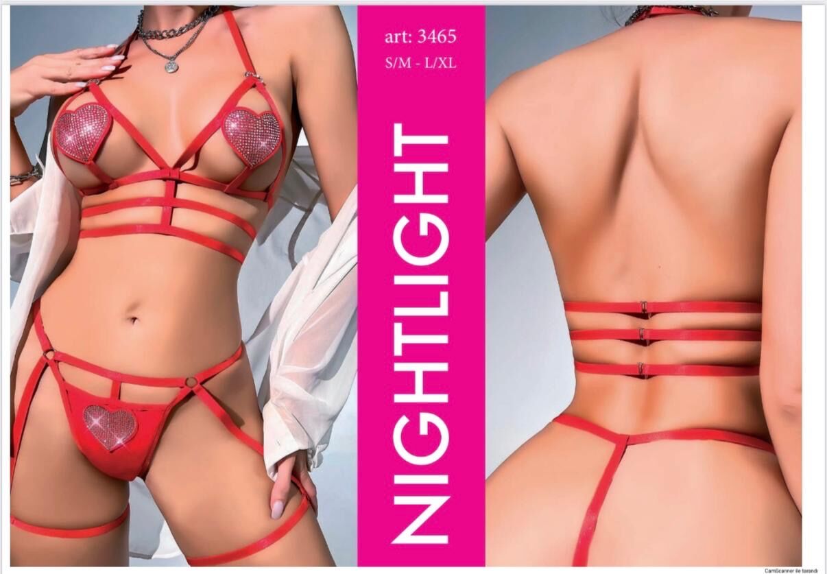 NIGHTLIGHT 3465 FANTAZİ SÜTYEN TAKIM