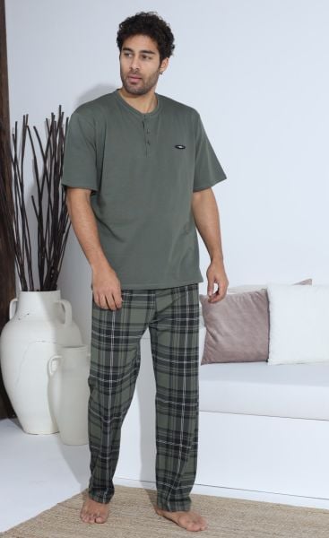 BOYRAZ 70010 ERKEK PENYE K.KOL PİJAMA TAKIM