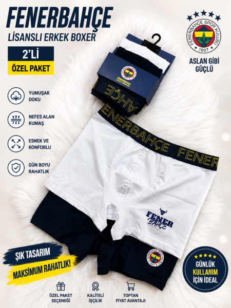 ÇİMPA FB23076 FENERBAHÇE YETİŞKİN 2 Lİ BOXER