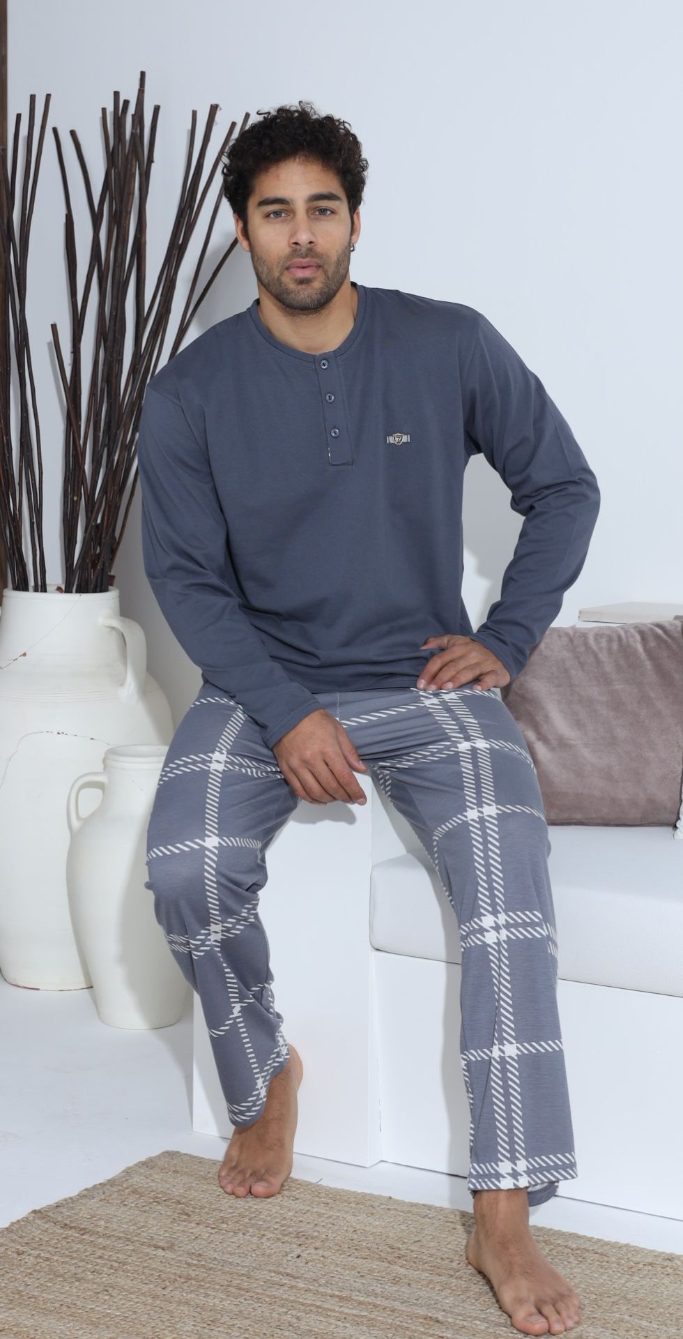 BOYRAZ 70039 ERKEK PENYE PİJAMA TAKIM