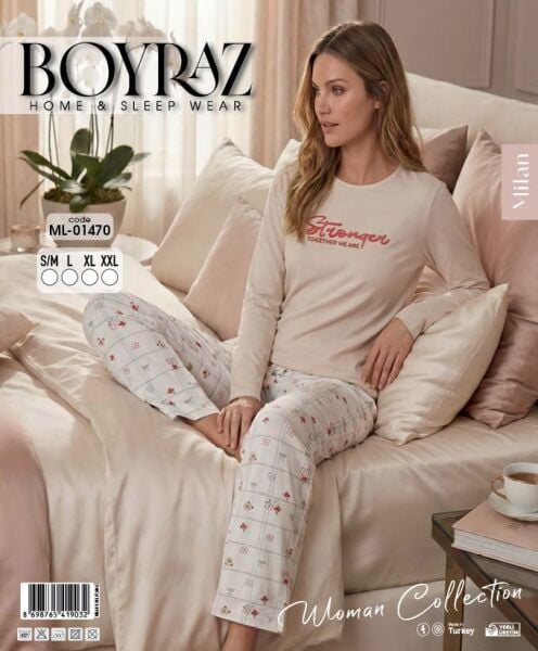 BOYRAZ 01470 MİLAN PİJAMA TAKIM