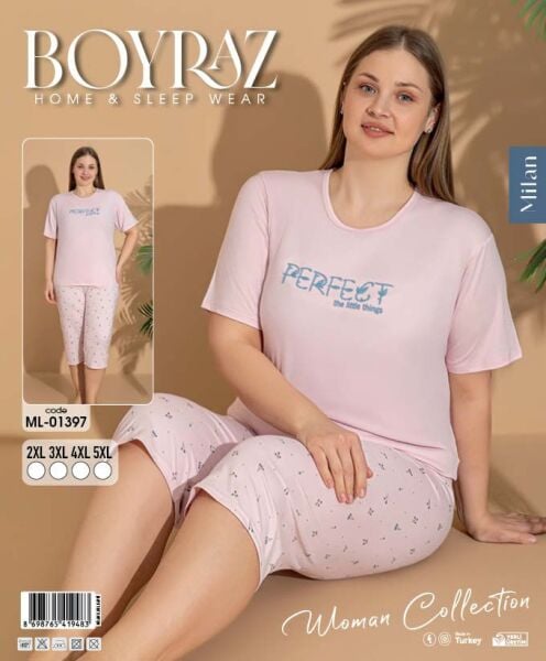BOYRAZ 01397 MİLAN BATTAL BERMUDA TAKIM