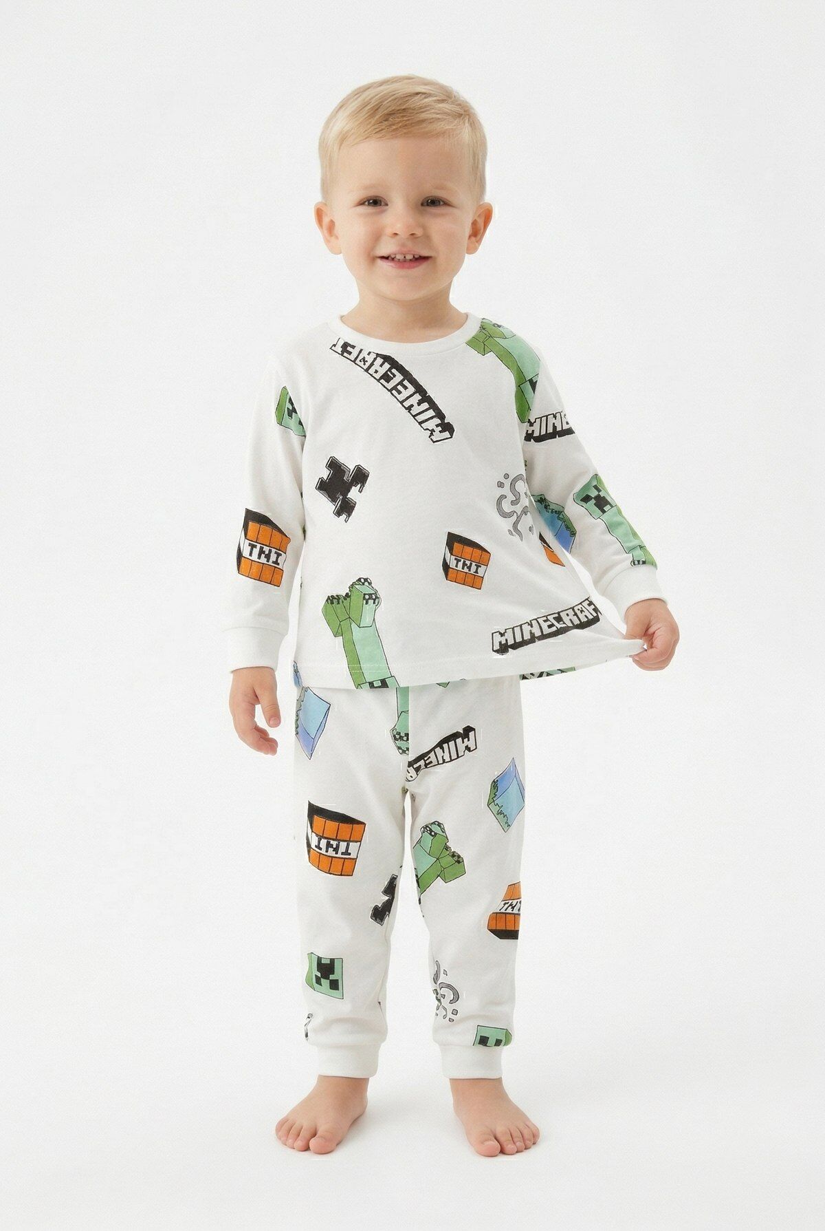 İSOBEL 51708 MİNECRAFT BEBE PİJAMA TAKIMI