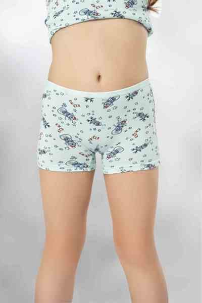 KOTA 3400 KIZ ÇOCUK BASKILI BOXER