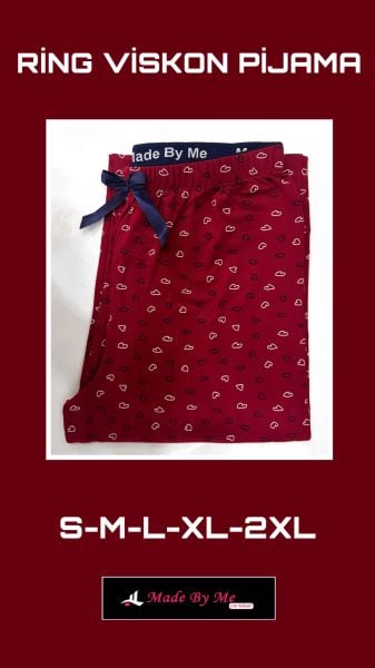MADE BY ME BAYAN BATTAL VİSKON PANTOLON