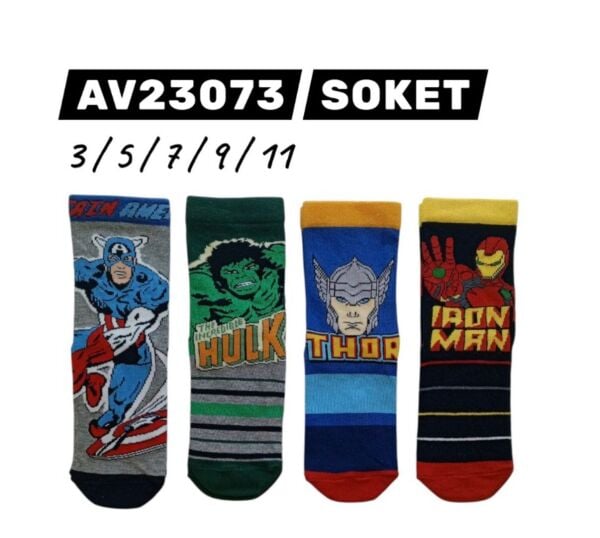 ÇİMPA AV23073 AVENGERS SOKET ÇORAP