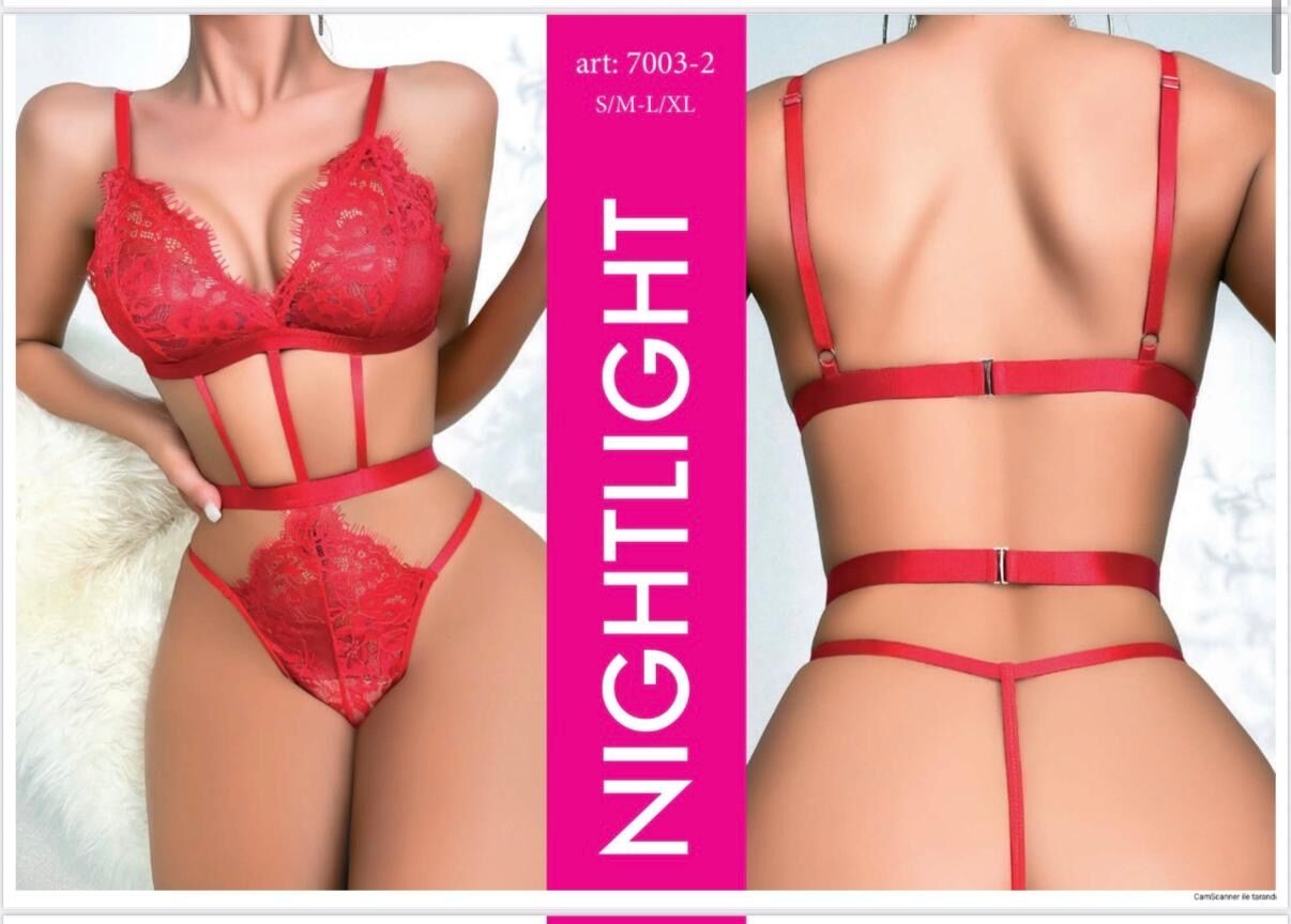 NIGHTLIGHT 7003-2 FANTAZİ TAKIM KIRMIZI