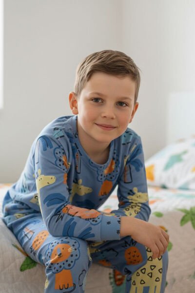 İSOBEL 61312 İNTERLOK PİJAMA TAKIM 4-8 YAŞ
