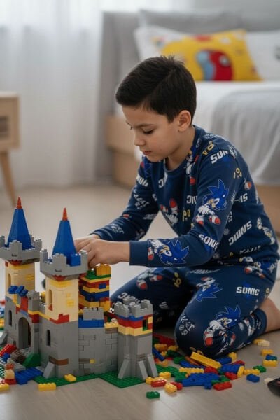İSOBEL 61306 İNTERLOK PİJAMA TAKIM 4-8 YAŞ