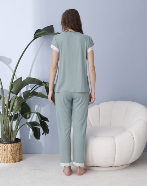 BOYRAZ 10017 DUBLİN KISA KOL PİJAMA TAKIM
