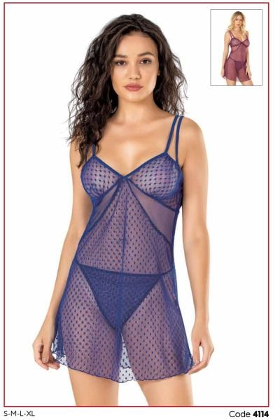 PRİMODA 4114 KISA TÜL GECELİK