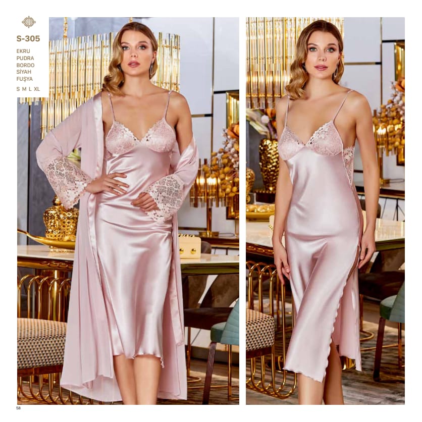 JEREMİ S305 SATEN BRODELİ 6 LI SET